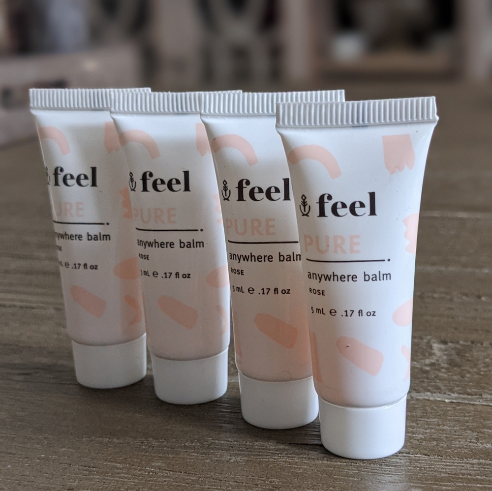8x Feel Pure Anywhere Balm Rose travel size